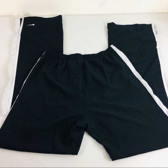 Nike Pants - Nike Black White Stripe Active Windbreaker Pants